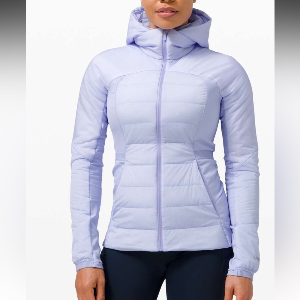 Lululemon Down For It All Jacket Size 14 in Lavender Dusk
